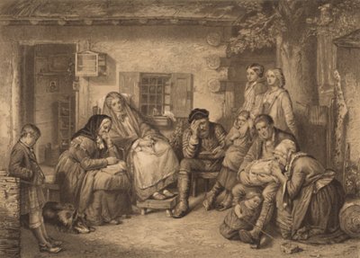 „Vasárnap a kanadai hátsó erdőkben”, 1886 alkotó: F Lefrancq