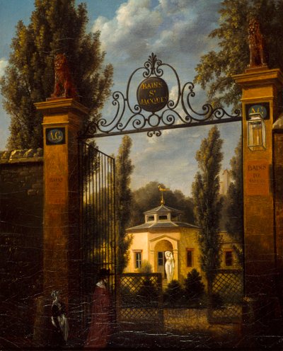 A Bains St. Jacques, Rue des Feuillantines alkotó: F. Lettie