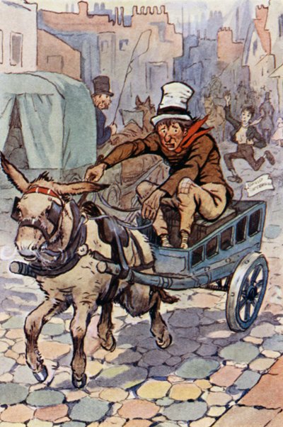 Illusztráció David Copperfieldnek (színes litó) alkotó: F. M. B. Blaikie