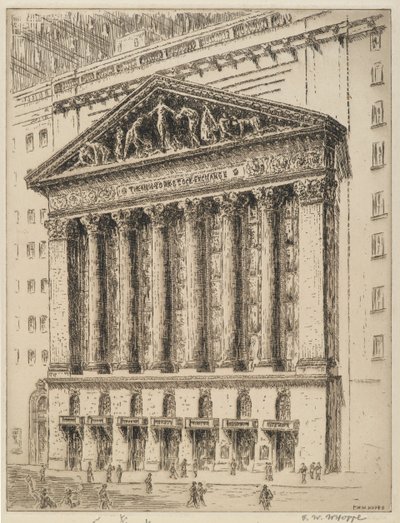 A New York-i tőzsde alkotó: F. W. W. Hoppe