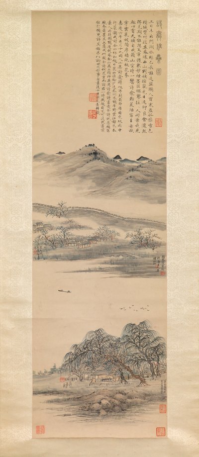 Elegáns összejövetel a költészeti fülkében alkotó: Fa Shishan et al., Chinese