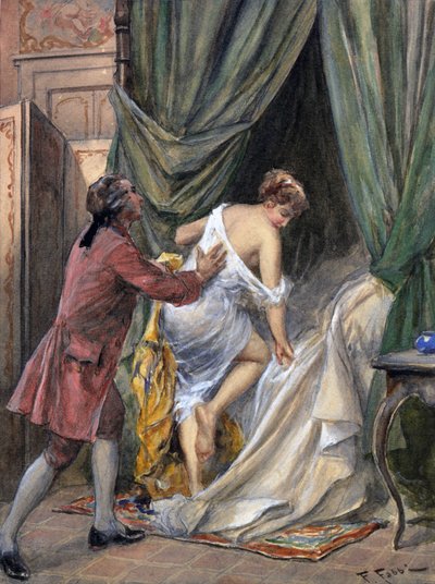 Giovanni Giacomo Casanova, a "Casanova emlékiratai"-ból. alkotó: Fabio Fabbi