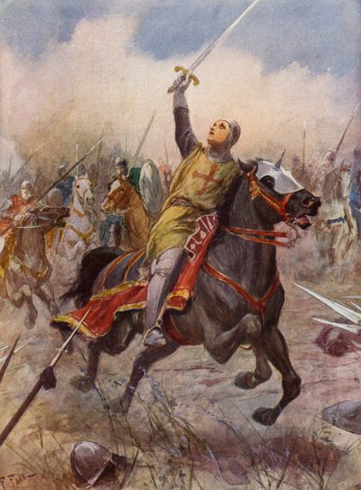 La Gerusalemme Liberata by Torquato Tasso: VIII. ének, 17. strófa (színes litográfia) alkotó: Fabio Fabbi