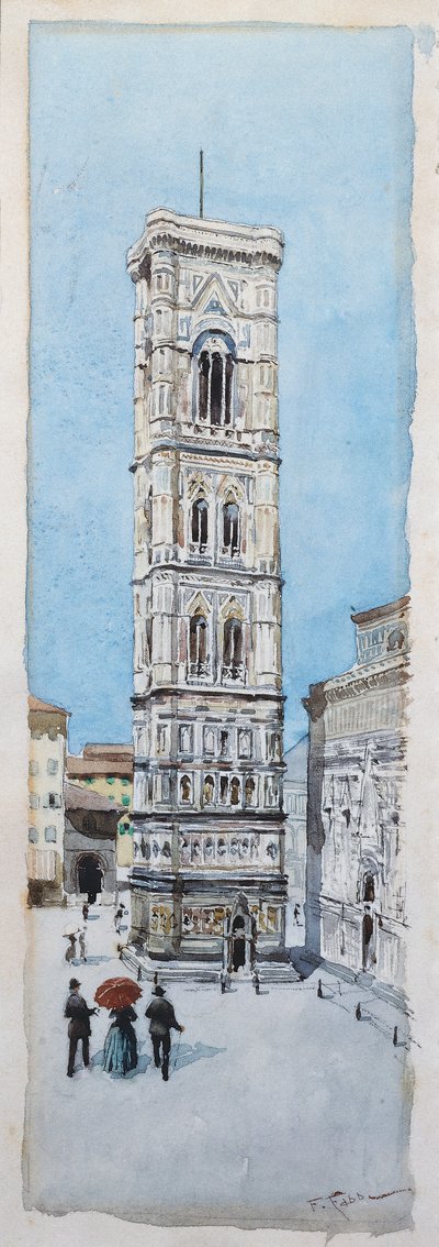 Séta a Piazza Duomo-n Firenzében alkotó: Fabio Fabbi