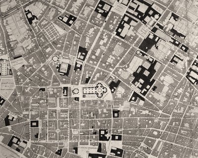 Firenze térképe, részlet, 1843 és 1866 metszet részlete 100310 alkotó: Fantozzi