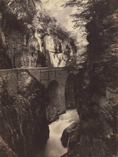 Út Eaux-Chaudes-ba, Pireneusokba (elöl) alkotó: Farnham Maxwell Lyte