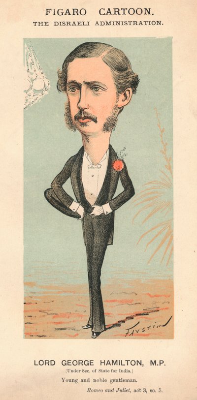Lord George Hamilton, M. P., 1870 alkotó: Faustin
