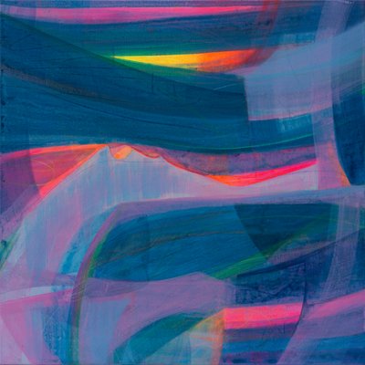 Big Bold Decisions, 2020 (akril, vászon) alkotó: Faye Bridgwater