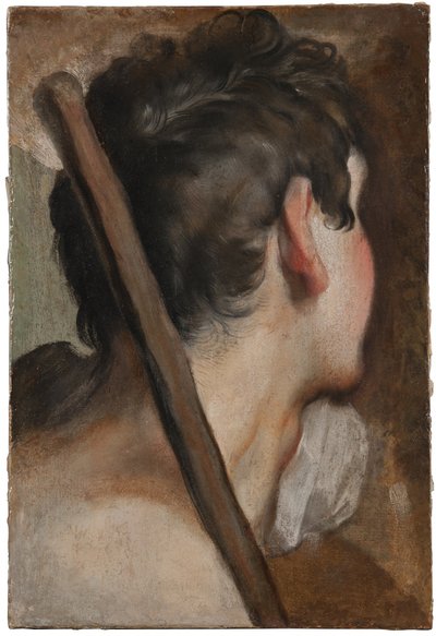 Egy pásztor feje, tanulmány A körülmetéléshez alkotó: Federico Barocci