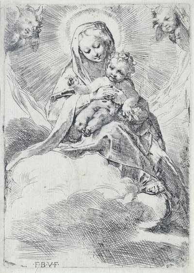 Madonna a felhőkben alkotó: Federico Barocci