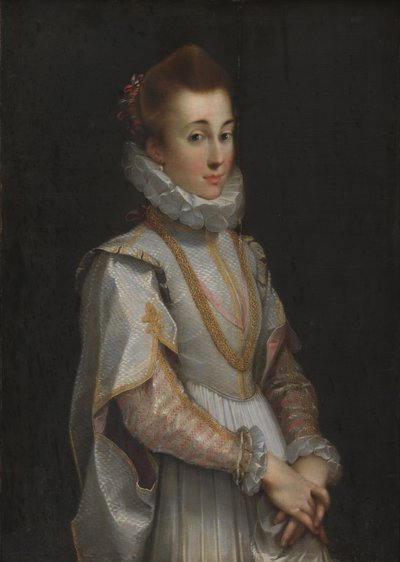 Egy fiatal hölgy portréja alkotó: Federico Barocci