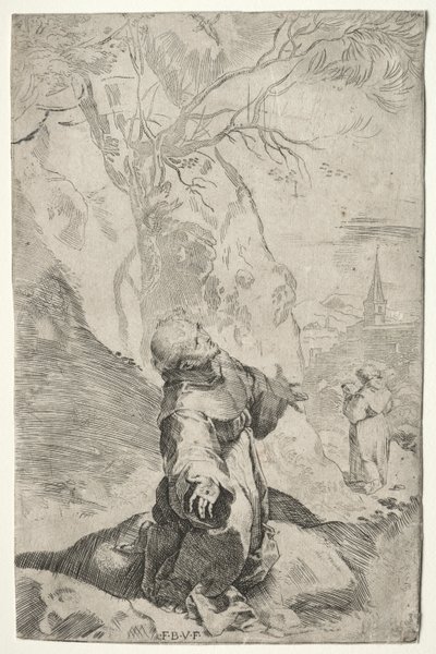 Szent Ferenc a Stigmatákat fogadja alkotó: Federico Barocci