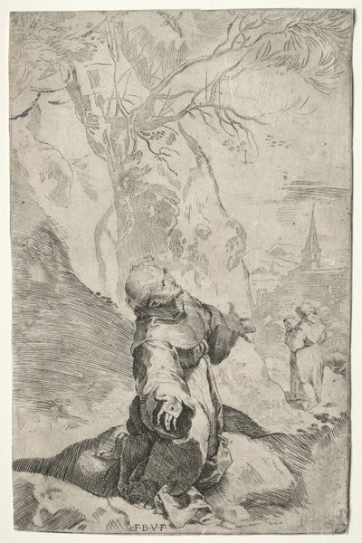 Szent Ferenc a Stigmák fogadása. alkotó: Federico Barocci