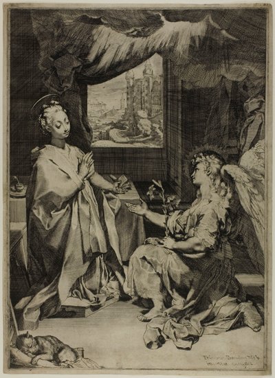 Az Angyali üdvözlet alkotó: Federico Barocci