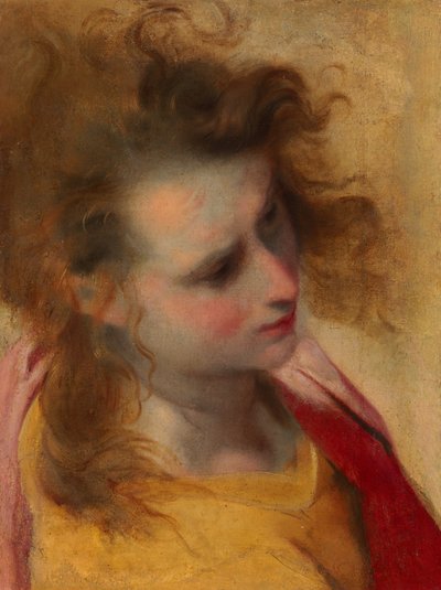 Szent János evangélista fejének tanulmánya alkotó: Federico Barocci