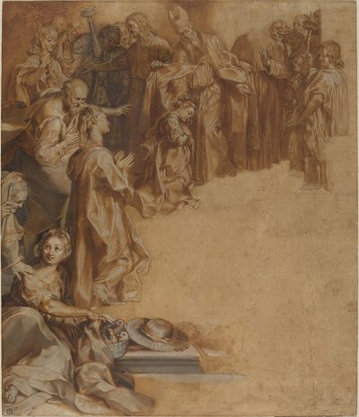A Szűz bemutatása a templomban alkotó: Federico Barocci