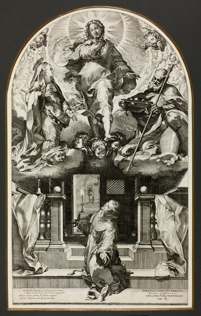 Szent Ferenc látomása alkotó: Federico Barocci
