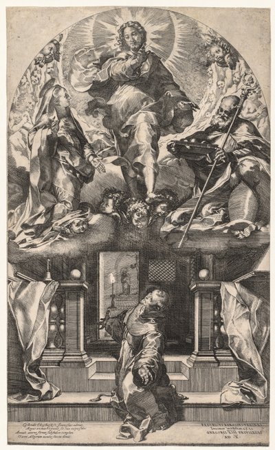 Szent Ferenc látomása, 1581. alkotó: Federico Barocci