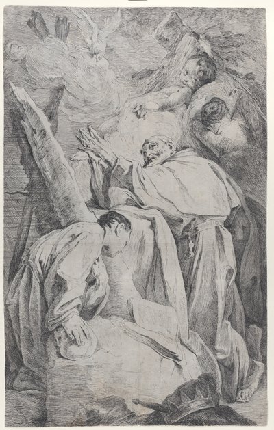 A Pisai Boldog Piero Gambacorti extázisa, kb. 1725-28. alkotó: Federico Bencovich