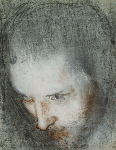 Szent Ferenc feje balra néz, alkotó: Federico Fiori Barocci or Baroccio