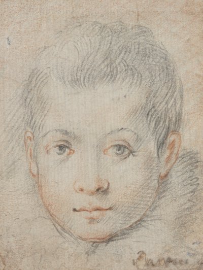 Egy fiú feje alkotó: Federico Zuccaro