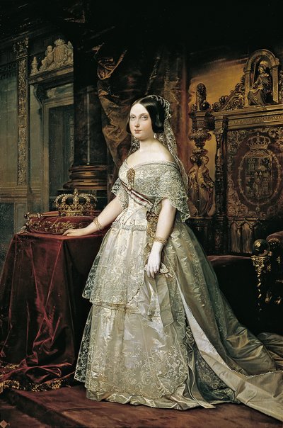 II. spanyol Izabella alkotó: Federico de Madrazo y Kuntz