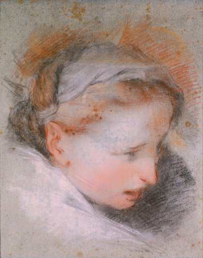 Egy nő feje, 1568-1569 alkotó: Federigo Barocci