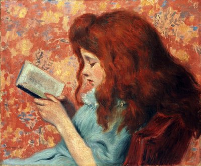 Vörös hajú kislány - Federico Zandomeneghi (1841-1917). Olaj, vászon Méret : 38,8x46,3 cm Magángyűjtemény alkotó: Federigo Zandomeneghi