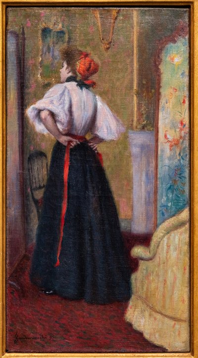 Tükörbe nézni alkotó: Federigo Zandomeneghi