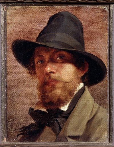 Feodor Andrejevics Bronnyikov (1827-1902) "önarckép" festménye, 1856. Állami V. Tropinin Múzeum, Moszkva alkotó: Fedor Andreevich Bronnikov