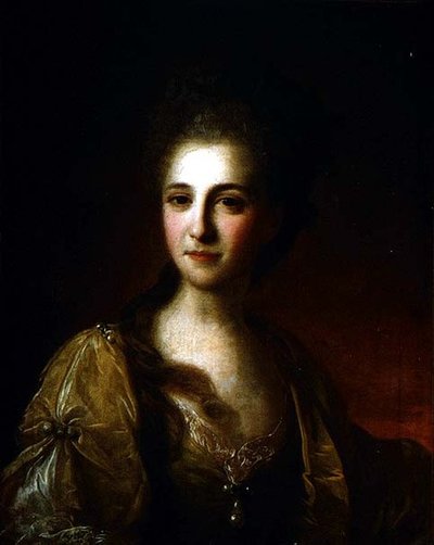 Ismeretlen nő portréja, 1770 körül (olaj, vászon) alkotó: Fedor Stepanovich Rokotov
