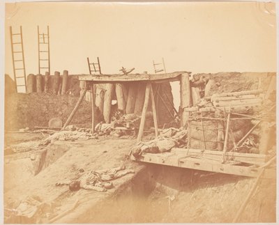 A Taku erőd belseje alkotó: Felice (1825-c.1908) Beato