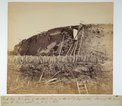 Észak-Taku erőd, 1860. augusztus 21. (f/w fotó) alkotó: Felice Beato