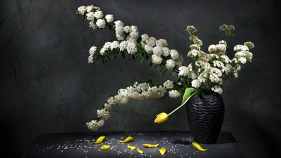 Elegáns virágos csendélet alkotó: Felice Angelino