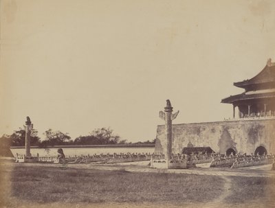 Bejárat a Téli Palotába, Pekin, 1860. október 29 alkotó: Felice Beato