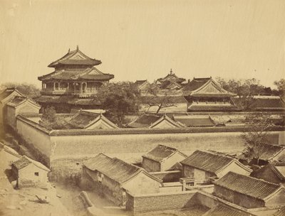 Peking első látképe az Antin-kaputól, 1860 október alkotó: Felice Beato
