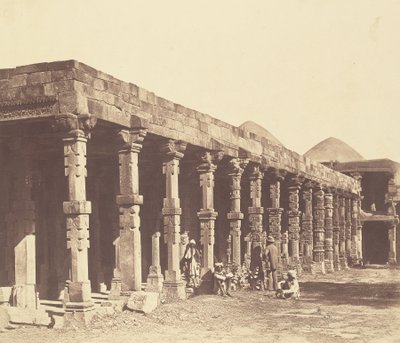 A hindu templom belseje Kootubban alkotó: Felice Beato