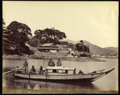 Japán lakóhajó és legénysége alkotó: Felice Beato
