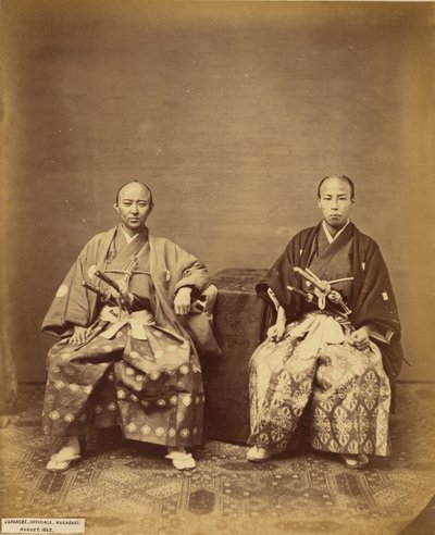 [Japán tisztviselők, Nagaszaki] alkotó: Felice Beato