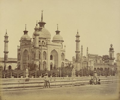 Mecset a Hussainabad Imambara -ban alkotó: Felice Beato