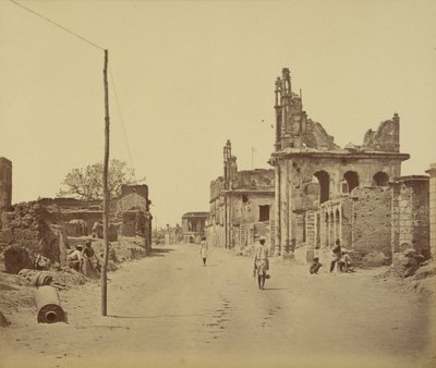A Cawnpore Road, Lucknow alkotó: Felice Beato