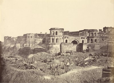 A Mucha Bawn, vagy Lucknow régi citadellája alkotó: Felice Beato