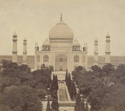 [A Taj Mahal a bejárati kapuból] alkotó: Felice Beato
