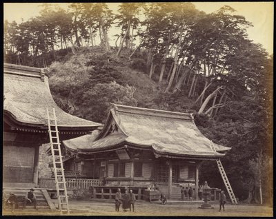 A Hacsiman-templom, Kamakura alkotó: Felice Beato