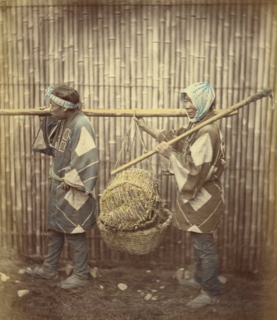 [Két japán szerződéses munkás] alkotó: Felice Beato