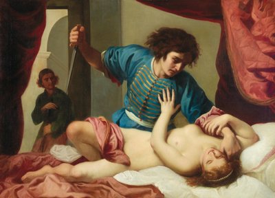 Tarquinius és Lucretia, 1630-as évek. alkotó: Felice Ficherelli