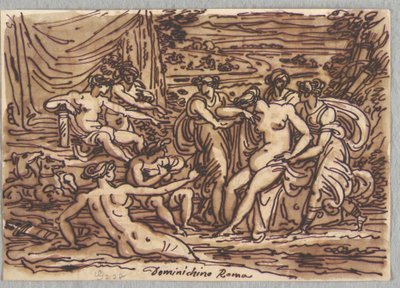 Diana és Callisto, Domenichino után alkotó: Felice Giani