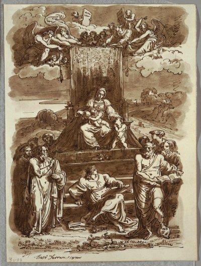 Madonna trónolt alkotó: Felice Giani