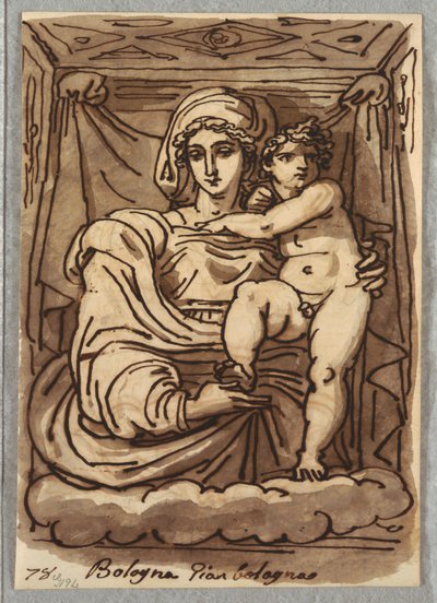 Madonna és gyermeke alkotó: Felice Giani