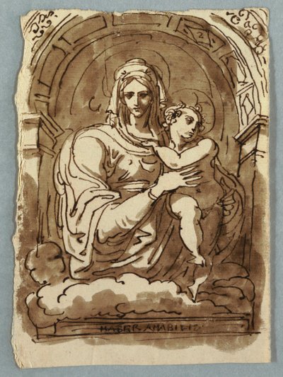 Madonna és a gyermek alkotó: Felice Giani
